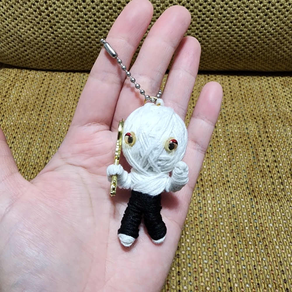 2/$10 3/$12 Voodoo Keychain with Guitar / Voodoo / Halloween Keychain